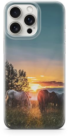 Sunny-Case Handyhülle Weide Pferde Herde Nr.404 Schutz Bumper Cartoon kompatibel mit iPhone 11 pro