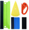 Xerteam 5 Pcs Vinyl Wrap Tools, Wallpaper Smoother with 2 Felt Squeegees and Contour Vinyl Squeegee, Vinyl Wrap Kit Wallpaper Tools for Glass Film, Decal, Window Tinting, Carbon Fibre Vinyl Wrap