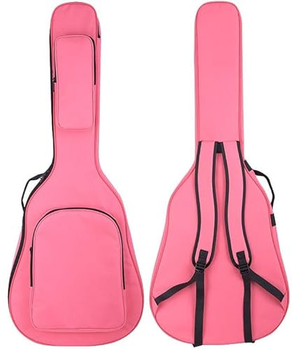 Zoundhouse AMD Gigbag CG34 Guitare de concert 3/4 Rose 12 mm, rose bonbon, Moderne