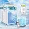 Portable Air Conditioners, 4 in 1 Rechargeable Mini Air Conditioner Evaporative Personal Cooler Humidifier with App Control, 800ML Mini AC Desktop Cooling Fan for Office Tent Bedroom