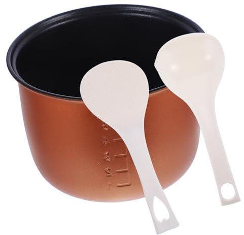 ULTECHNOVO Reiskocher Innentopf Antihaftbeschichteter Wiederverwendbarer Kochtopf für Elektrische Reiskocher Präzise Messskala Benutzerfreundliches Design Küchenversorgung