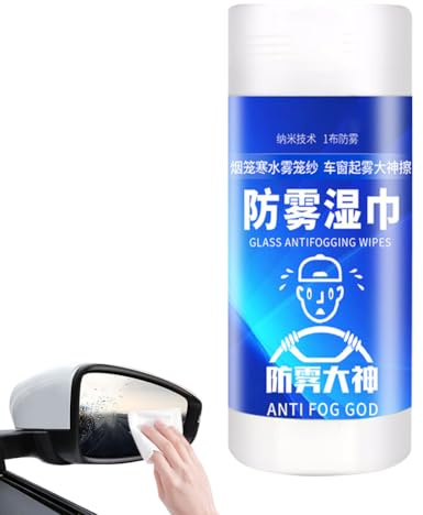 Anti Fog Wipes For Glasses | 40 Sheets Car Glass Anti Fog Wipes - Camera Eyeglass Cleaning Wet Tissues For Home Window