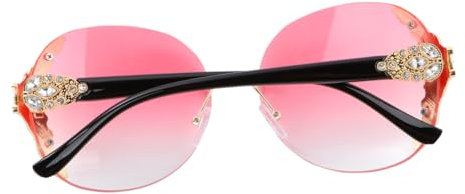 Homoyoyo Occhiali Da Sole Alla Moda Donna Con Senza Montatura, Occhiali Decorativi Per Feste e Spiaggia, Design Leggero e Resistente Per Attività All'aperto