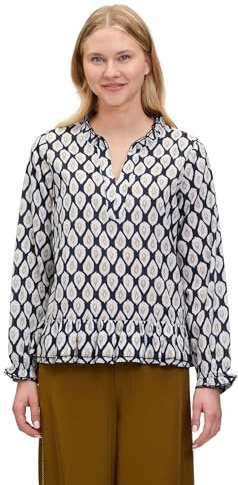 Cartoon Damen Bluse Kurz 1/1 Arm Blusen (1er Pack)
