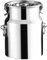 Milk Can 5L Stainless Steel Bucket with Locks Non-Slip Sealed Milk Jug for Rice Tea Drink Coffee Peanut and More