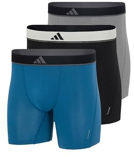 adidas Herren Boxer Brief (3 Pack) - Active Micro Flex Eco - Boxershorts - Bequeme Unterwäsche