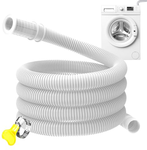 Genérico Flexible Water Proof Dehumidifier Tube for Indoor Devices Compatible with Air Conditioner, Washing Machine, Dryer | Flow Duct