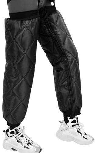 BLUEZY Beinlinge Radsport, Winter Motorrad Knieschoner, Kniewärmer Fahrrad, Wasserdicht Winddicht Beinwärmer, Beinschutz Roller Thermo Plüschfutter Beinstulpen Für Damen Herren