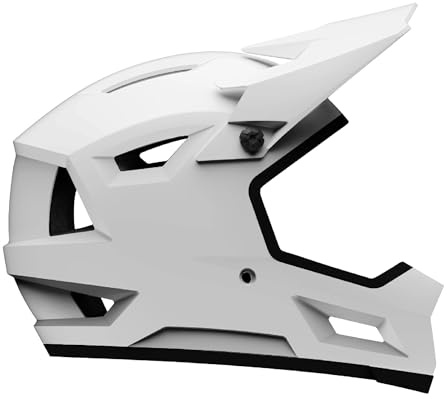 Bell Sanction 2 Matte Full-Face Helmet, Adult Unisex, White, Large, CE/CPSC Certified, Mountain Bike