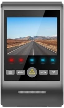 Universal bil framifrån kamera A229 för plus Car Dvr 2K HDR Videobandspelare 5GHZ WI-FI GPS Röststyrning för instrumentbräda kamera(2-Channel,256GB)