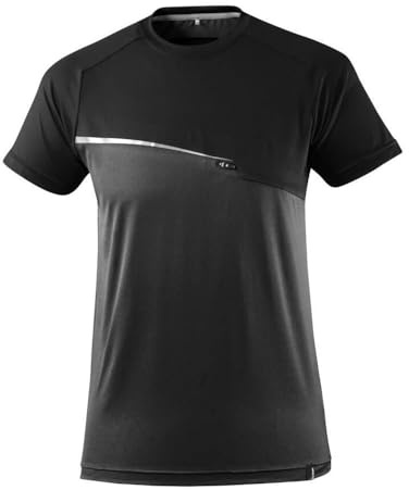 Mascot 17782-945-09-2XL T-Shirt Mit Brusttasche Größe in Schwarz, 2XL