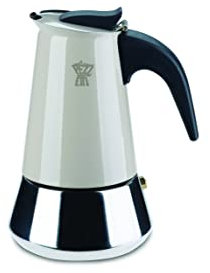 Pezzetti Express de acero mate negro 6 taza estufa Top- importados Italia