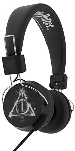 OTL HP0617 Cuffie Happry Potter Dealthy Hallows, Bambino, Not Machine Specific, nero, 21 x 8 x 20