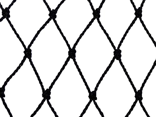 Maillestore Volierennetz - 50 mm Maschenweite Schwarz 21 m x 10 m