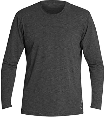 XCEL Wetsuits Herren Herren Heathered Ventx Solid L/s UV Spring 19, Black, S