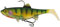 Fox Rage Replicant Wobble 7,5cm 10g - 2 Gummifische, Farbe:Stickleback