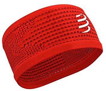 Compressport Headband on/Off Bandeau Running Adulte Unisexe, Rouge, Taille Unique