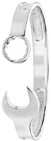 925 Sterling Silver Ladies Spanner Bangle - 7cm, 31 Grams WJS19043