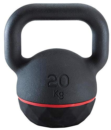 Kettlebell Gewichte 6-20 kg Gusseisen Ideal für Ganzkörpertraining und Krafttraining Funktionelle Fitness,20kg