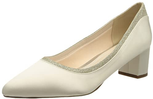 Rainbow Club Brautschuhe Preslie - Damen, Pumps, Ivory - Gr. 40 (UK 7)