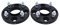 2 distanziatori da 15 mm, 4 x 108 mm, con 8 bulloni per ansa M12 x 1,5 mozzo 63,3 mm, compatibile con Ford Fiesta Focus Mondeo Rs St