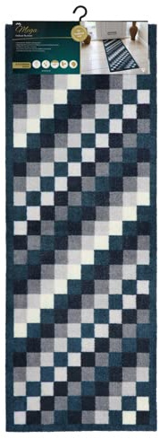 JVL Mega Runner Mat 57 x 150 cm, Pixels