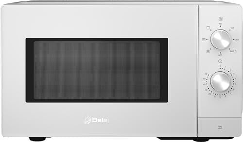 Balay Microondas de Libre Instalación, 20 l, Grill, Aquálisis, Plato giratorio 27 cm, Blanco, 3WG3112B0