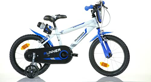 SCH Junge Bicycle Runner kinderfahrrad, Blau, 16