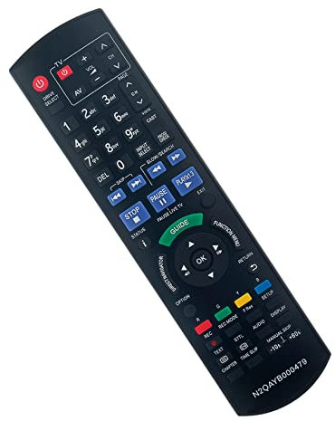 VINABTY N2QAYB000479 Télécommande de Remplacement Compatible avec Panasonic DVD TV Recorder télécommande DMRXW480 DMR-XW480 DMRXW380 DMRXW380GL DMRXW390GL DMRXW480GL DMRXW385GL