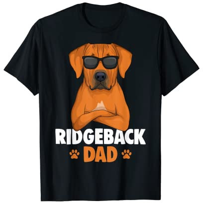 Rhodesian Ridgeback Papa Hunde Herrchen T-Shirt