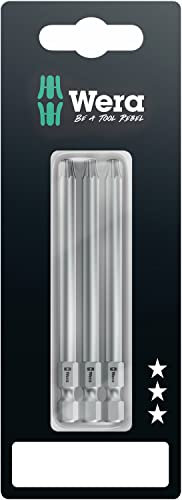 Wera - 05073473001 - TORX® Bits, 867/4 Z SB Bits, TX 25 x 89 mm, 3-teilig