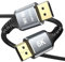 ZESKRIS 8K Câble DisplayPort 1.4 2m, certifié VESA Câble DP vers DP compatible 32,4Gbit/s, 8K60Hz HBR3, 4K240Hz 160Hz, 2K240Hz 165Hz, HDR10, HDCP2.3, DSC1.2, FreeSync & G-Sync pour moniteur de jeu