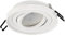 EDO Einbauleuchte Einbaustrahler SKAND MICRO 1 WHITE, Deckenlampe LED rund weiß, Einbaustrahler LED aus Aluminium, LED Deckenleuchte Deckeneinbaustrahler, EDO777226