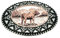 FRONT LINE JEWELRY Western Cowboy Gürtelschnallen Bär/Einheimisch/Hirsch/Wolf/Metall/Pferd/Adler/Zug/Wolf/Elch, Elch