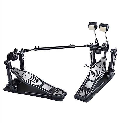 Trommel-Doppelpedal-Hammerpedal-Doppelkettennocken-Jazz-Trommel-Doppelpedal Schlagzeug Zubehör