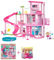 Barbie Bundle Pack - Puppenhaus (HMX10) + Chelsea Puppe (FWV20) Traumvilla Spielset mit 75 Bausteinen und Rutsche über 3 Stockwerken, Haustierlift und Reisehündchen, für Kinder ab 3 Jahren