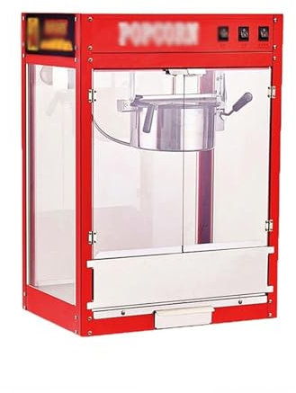 luckxuan Palomitero Máquina de Palomitas de maíz eléctrica automática, máquina de Palomitas de maíz Que Fluye, máquina de Cine Maquina Palomitas