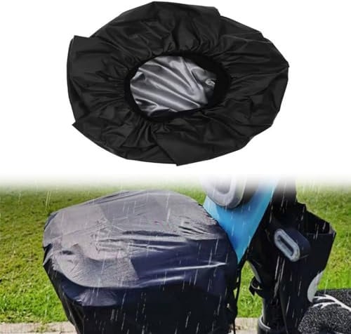 Fahrrad Korbabdeckung Wasserdicht, Regenschutz für Fahrradkorb, Wasserabweisende Abdeckung, Schwarz