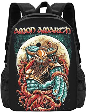 Amon Amarth Klassischer Basic-Reiserucksack, lässige Tagesrucksäcke für Damen und Herren, leichte Schul-Büchertasche, Computertasche