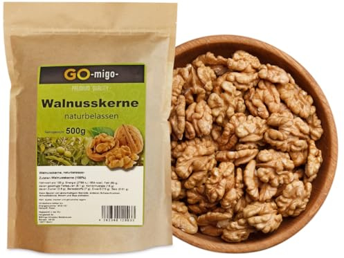 0,5kg Walnüsse geschält Walnußkerne Walnuss naturbelassen Top & Frisch