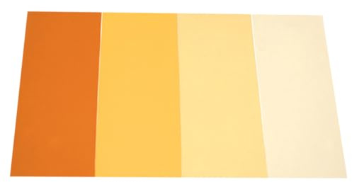 4 Stück Transparente Farbkorrekturfolien aus Polyester für Film | Zuschneidbar für Dj Beleuchtung, Bühnenfotografie Geeignet, 85 Farbtemperatur