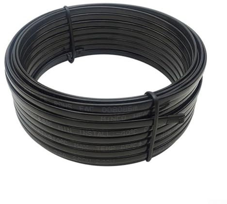 Self Regulating Heat Cable,Self-Controlled Temperature Heating Belt Heat Trace Cable For RV Garden Pipe Freeze Protection(50M)