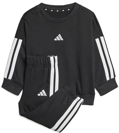 adidas Unisex - Bimbi 0-24 ESSENTIALS JOGGER, black/white, 3-6 Months