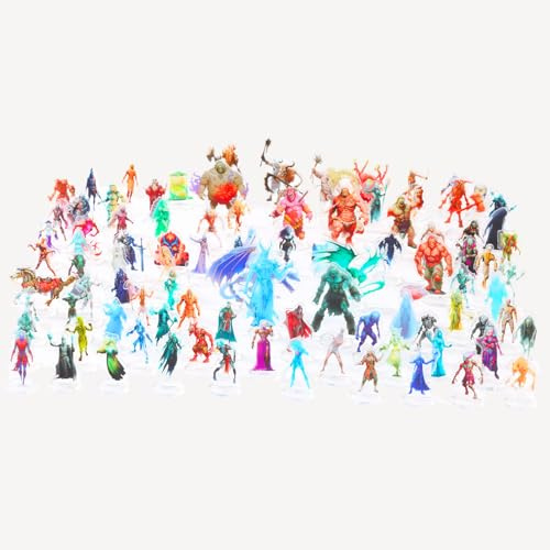 DND Miniatures Bulk Undead Theme Dungeons and Dragons Starter Set 2D Figuren D&D 5E Terrain Minis Kit Pathfinder Map Flache Figuren TTRPG Adventures Zubehör Tabletop RPG Supplies Geschenke DM Spieler