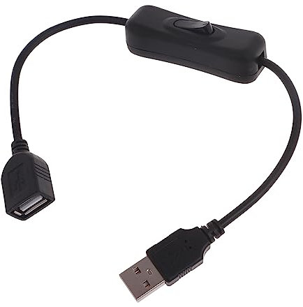 Câble USB avec interrupteur, 1 lot de cordon d'extension USB mâle vers femelle, interrupteur marche/arrêt pour enregistreur de conduite, câble d'alimentation avec interrupteur