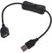 Câble USB avec interrupteur, 1 lot de cordon d'extension USB mâle vers femelle, interrupteur marche/arrêt pour enregistreur de conduite, câble d'alimentation avec interrupteur