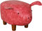 HIJINLI Fußhocker Schwein Kunstleder Frisierhocker Bank Tier kreativer Cartoon Hocker- Garderobenhocker- Hotelhocker- Badezimmerhocker