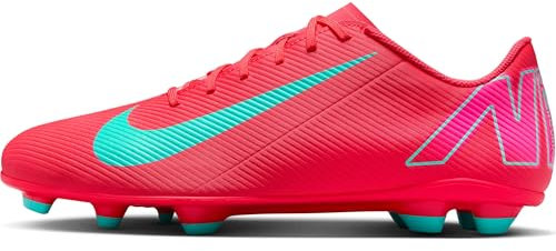 Nike Vapor 16 Club FG/MG, Zapatillas de fútbol Hombre, Ember Glow/Aurora Green, 42 EU