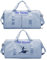 Personalisierte bestickte Sporttasche mit Nass- und Trockenfächern und Schuhfachd Wochenend-Camping-Canvas-Tasche