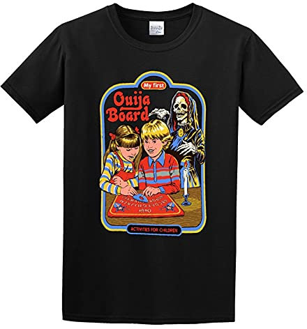 Men's My First Ouija Board T-Shirt Black S